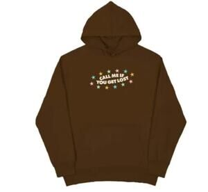 GOLF Wang Call Me If You Get Lost Brown Hoodie Size XL